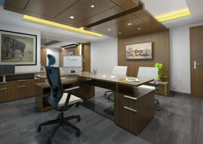 Image d'un Bureau moderne en bois